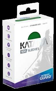 100 Ultimate Guard Katana Sleeves - Green (English; NM)