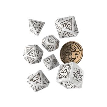 Q Workshop Dice Set - The Witcher: Geralt - The White Wolf (English; NM)