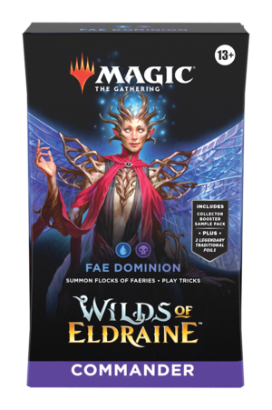 Wizards of the Coast Magic The Gathering - Wilds of Eldraine Commander Deck Varianta: Fae Dominion