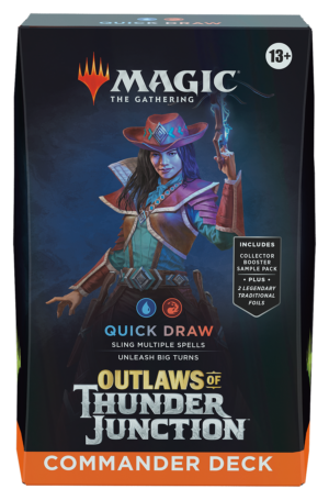 Wizards of the Coast Magic The Gathering - Outlaws of Thunder Junction Commander Deck Varianta: Quick Draw